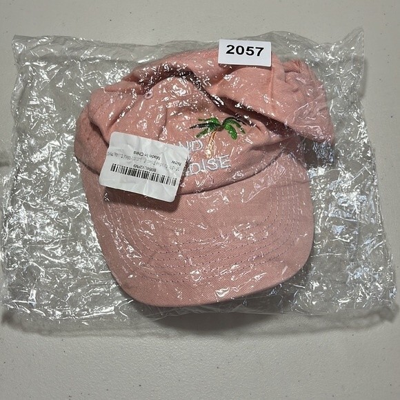 Mind In Paradise Hat Pink One Size NEW - Picture 5 of 5